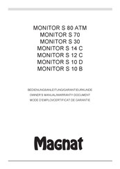 Magnat MONITOR S 12 C Manual De Instrucciones