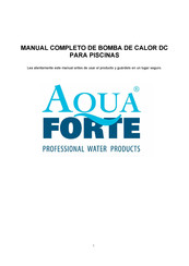 aquaforte SC980 Manual