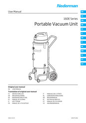 Nederman 160E Serie Manual Del Usuario