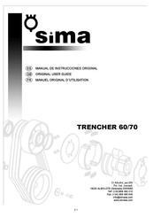 Sima TRENCHER 70 Manual De Instrucciones Original