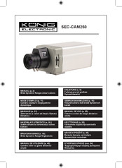 König Electronic SEC-CAM250 Manual De Uso