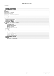 ENERGY SISTEM Home Speaker 7 Manual De Usuario