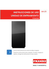 Franke FCS4048 Instrucciones De Uso