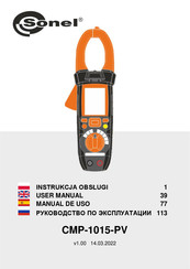 Sonel WMGBCMP1015PV Manual De Instrucciones