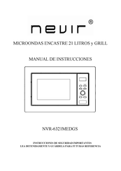 Nevir NVR-6321MEDGS Manual De Instrucciones