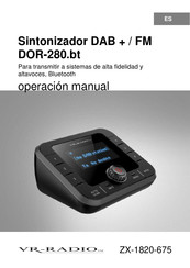 VR-Radio DOR-280.bt Manual De Instrucciones