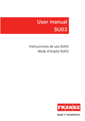 Franke SU03 Instrucciones De Uso