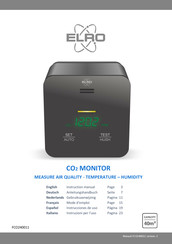 ELRO CO2 MONITOR Manual De Instrucciones