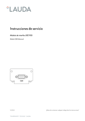 Lauda LRZ 933 Instrucciones De Servicio