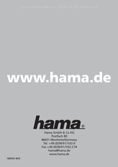 Hama 00042542 Manual De Instrucciones