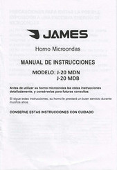 James J-20 MDN Manual De Instrucciones