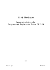 BRUEL & KJAER 2238 Mediator Manual Del Usuario