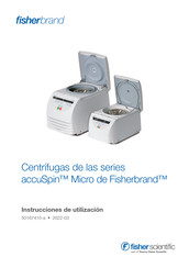 Fisherbrand accuSpin Micro Serie Instrucciones De Utilizacion