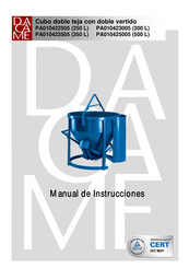 DACAME PA010425005 Manual De Instrucciones