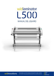 Widinovations widlaminator L500 Manual Del Usuario