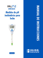 Hanna Instruments HALO 2 HI9810342 Manual De Instrucciones