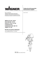WAGNER Wildcat 10-70 Traducción Del Manual De Instrucciones Original