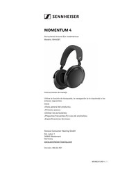 Sennheiser MOMENTUM 4 Instrucciones De Manejo