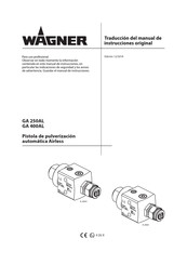 WAGNER GA 250AL Traducción Del Manual De Instrucciones Original