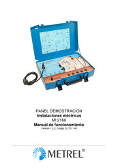 METREL MI 2166 Manual De Funcionamiento