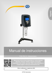 PCE Instruments PCE-RVI 2 Manual De Instrucciones