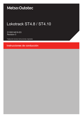 Metso Outotec Lokotrack st4.10 Instrucciones De Manejo