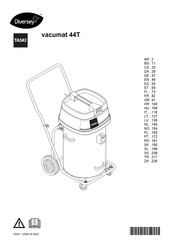 diversey TASKI vacumat 44T Manual De Instrucciones