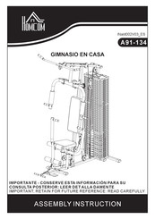 HOMCOM A91-134 Instrucciones De Montaje