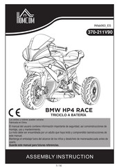 HOMCOM BMW HP4 RACE Instrucciones De Ensamblaje