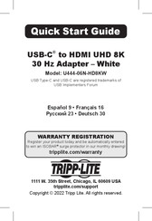 Tripp-Lite U444-06N-HD8KW Guia De Inicio Rapido