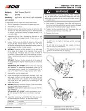 Echo WT-1610HSP Manual De Instrucciones