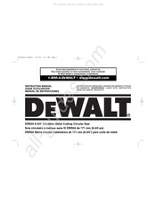 DeWalt DW934 Manual De Instrucciones
