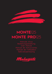 Malaguti MONTE125 Manual De Instrucciones