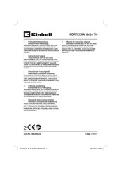 EINHELL FORTEXXA 18/20 TH Manual De Instrucciones Original