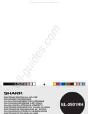 Sharp EL-2901RH Manual De Instrucciones