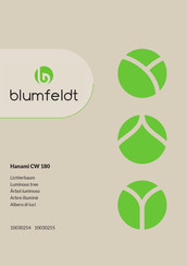 Blumfeldt Hanami CW 180 Manual De Instrucciones