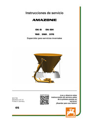 Amazone EK-SH 150 Instrucciones De Servicio