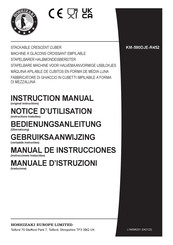 Hoshizaki KM-590DJE-R452 Manual De Instrucciones