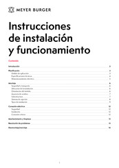 Meyer Burger Black Serie Instrucciones De Instalación Y Funcionamiento