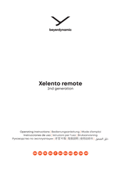 Beyerdynamic Xelento remote Instrucciones De Uso