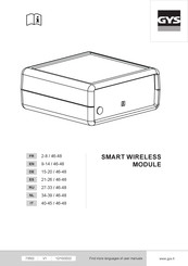 GYS SMART WIRELESS MODULE Manual De Instrucciones