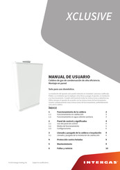 Intergas XCLUSIVE Serie Manual De Usuario