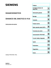 Siemens SIMOTICS S-1FL6 Instrucciones De Servicio