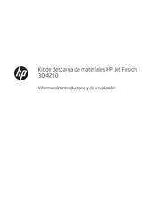 HP Jet Fusion 3D 4210 Manual Del Usuario