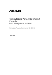 Compaq Presario Guía De Seguridad Y Confort