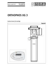 Sirona ORTHOPHOS XG 3 Instrucciones De Montaje