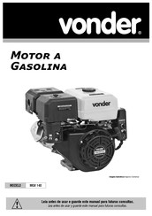 vonder MGV 140 Manual De Instrucciones