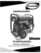 Evans GT120MG1800BS Manual De Propietario