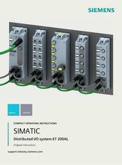 Siemens SIMATIC ET 200AL Instrucciones De Servicio Resumidas