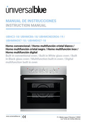 universalblue UBHMCB6-18 Manual De Instrucciones